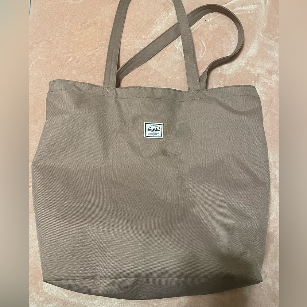 Beige Herschel Tote Bag